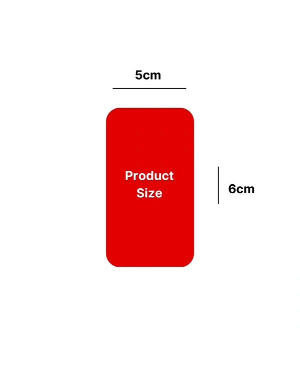 Try Sticker Mobile Creative Vinyl Radium Sticker ( Multiple Color) - 5cm X 6cm ( Pack of 1 ), White