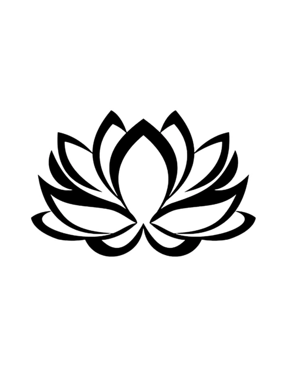 Wall Stylish Creative Vinyl Radium Sticker ( Flower ) - 40cm X 40cm, White
