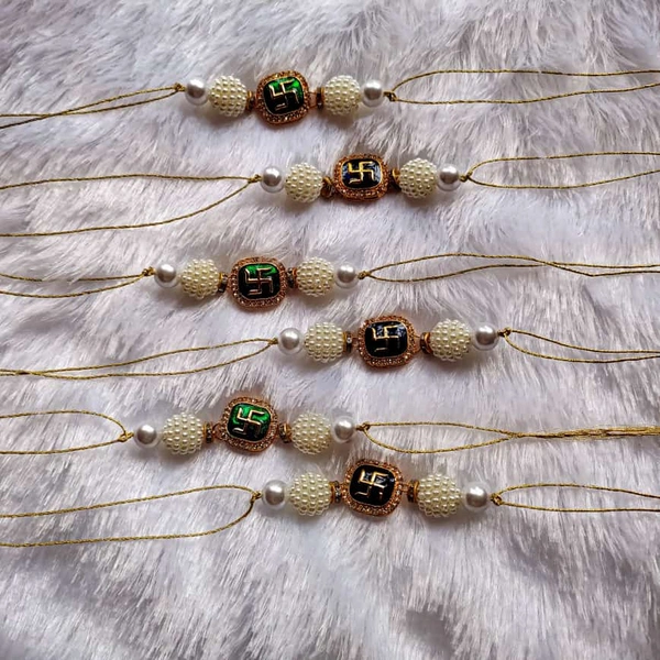 Swastik Rakhi - Green