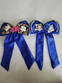 Bows and Scruchies - Blue