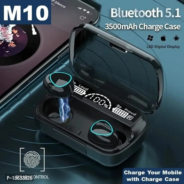 STONX by Global Mart STONX M10 WIRELESS EARBUDS , 12Hrs Backup In One Charge 