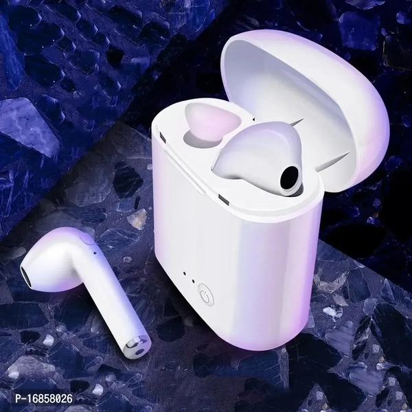 Tws  TWS 17 earpods Bluetooth Headset 91 Bluetooth wireless Headset bluetooth headphone earphone (White, True Wireless)