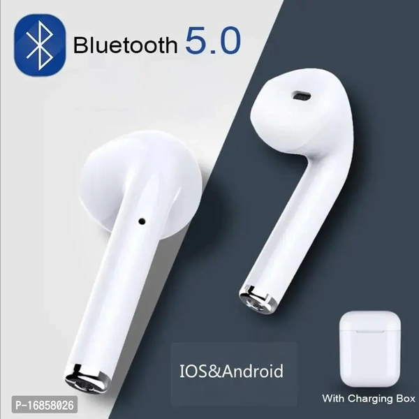 Tws  TWS 17 earpods Bluetooth Headset 91 Bluetooth wireless Headset bluetooth headphone earphone (White, True Wireless)