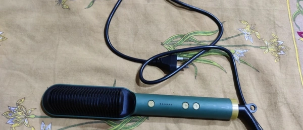 Global Mart Hair Straightener Comb for Women Men, Hair Styler, Straightener Machine Brush/ PTC Heating Electric Straightener with 5 Temperature HomeTop Premium Classic (Multi-color)