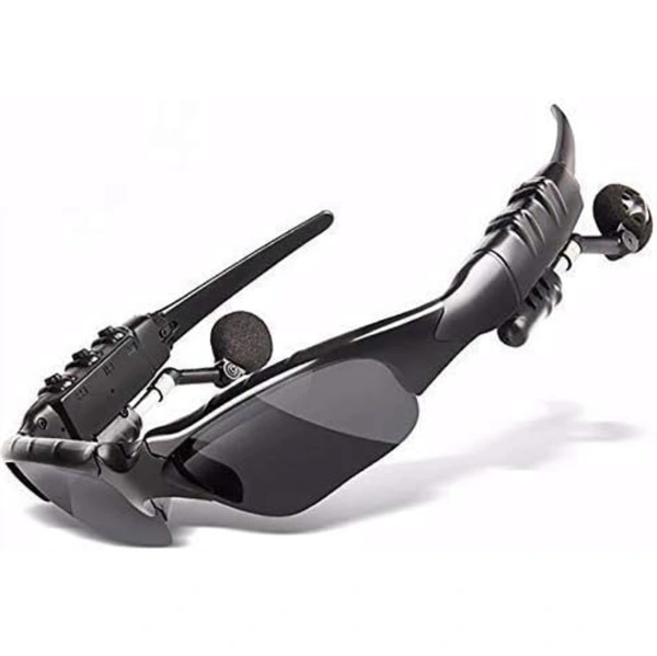 Wireless Sunglass Bluetooth Headset - Black Calling And Music