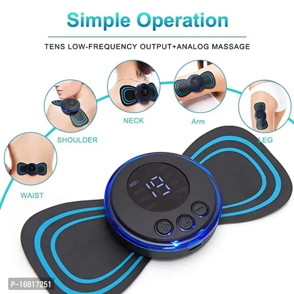 MINI MASSAGER |Powerful Massager With 4 Gear Tech5 - Black