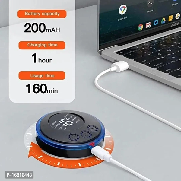 MINI MASSAGER |Powerful Massager With 4 Gear Tech5 - Black