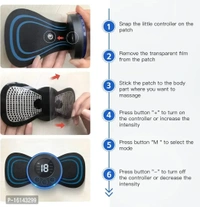 MINI MASSAGER |Powerful Massager With 4 Gear Tech5 - Black