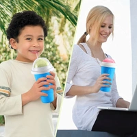 SLUSH MAKER CUP enjoy Slushy Ice Cream In 5 Min 