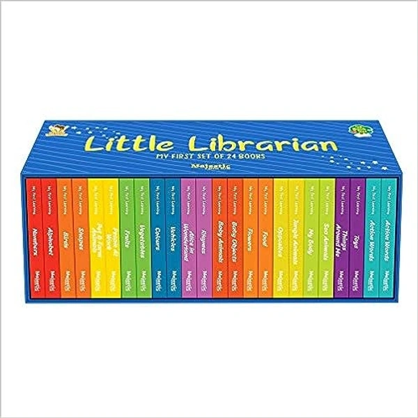 My First Little Librarian: Boxset of 24 Best Board Books for Kids