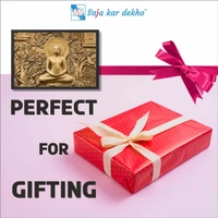 SAJA KAR DEKHO Lord Buddha Photo High Quality Weather Resistant HD Wall Frame  | 18 x 12 inch | - 18 X 12 inch
