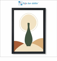 SAJA KAR DEKHO Vase Posters High Quality Weather Resistant HD Wall Frame | 18 x 12 inch | - 18 X 12 inch