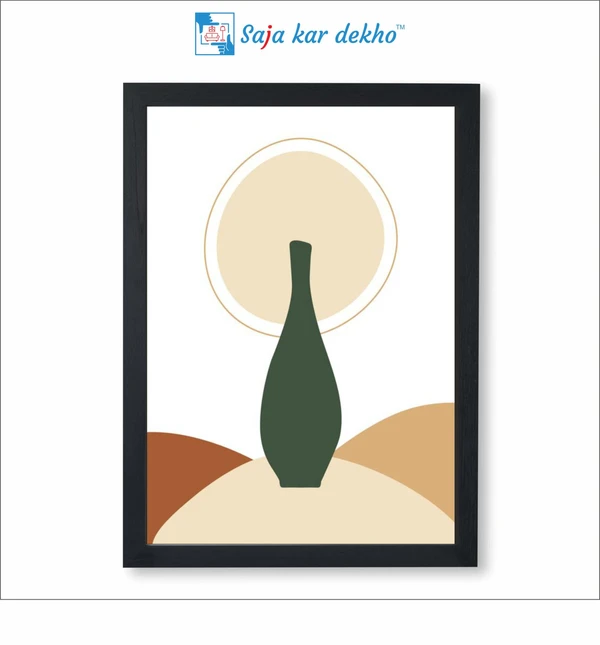 SAJA KAR DEKHO Vase Posters High Quality Weather Resistant HD Wall Frame | 18 x 12 inch | - 18 X 12 inch