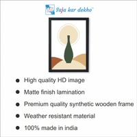 SAJA KAR DEKHO Vase Posters High Quality Weather Resistant HD Wall Frame | 18 x 12 inch | - 18 X 12 inch