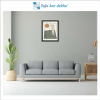 SAJA KAR DEKHO Canvas Painting Anime Posters Sticky High Quality Weather Resistant HD Wall Frame | 18 x 12 inch | - 18 X 12 inch