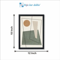 SAJA KAR DEKHO Canvas Painting Anime Posters Sticky High Quality Weather Resistant HD Wall Frame | 18 x 12 inch | - 18 X 12 inch