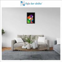 SAJA KAR DEKHO Illustration Art High Quality Weather Resistant HD Wall Frame | 18 x 12 inch | - 18 X 12 inch