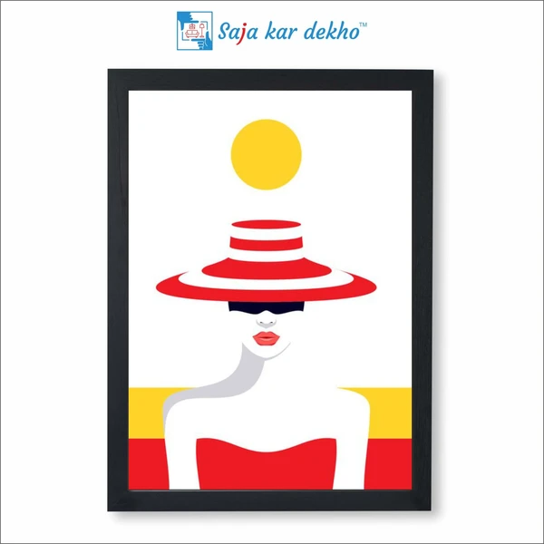 SAJA KAR DEKHO Splendid Pales Boutique High Quality Weather Resistant HD Wall Frame | 18 x 12 inch | - 18 X 12 inch