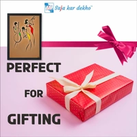 SAJA KAR DEKHO 3 Girls Music Aesthetic Art High Quality Weather Resistant HD Wall Frame | 18 x 12 inch | - 18 X 12 inch