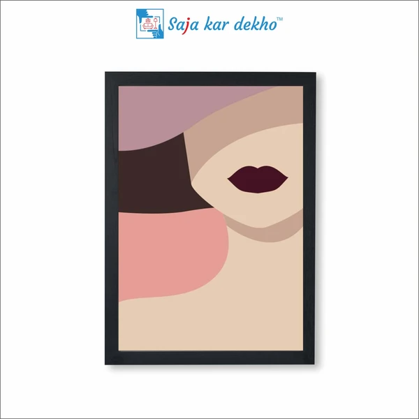 SAJA KAR DEKHO Poster Of Modern Art High Quality Weather Resistant HD Wall Frame | 18 x 12 inch | - 18 X 12 inch