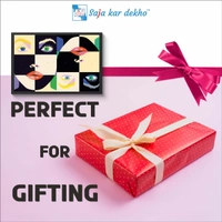 SAJA KAR DEKHO Square Frame Look The Girl illustrator High Quality Weather Resistant HD Wall Frame | 18 x 12 inch | - 18 X 12 inch