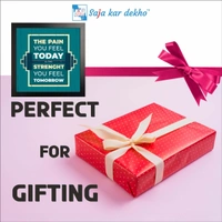 SAJA KAR DEKHO The Pain You Feel Today Is The Strength You Feel Tomorrow Motivation Quotes High Quality Weather Resistant HD Wall Frame | 12 x 12 inch | - 12 X 12 inch