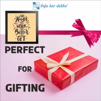 SAJA KAR DEKHO The Harder You Work The Better You Get Motivation Quotes High Quality Weather Resistant HD Wall Frame | 12 x 12 inch | - 12 X 12 inch