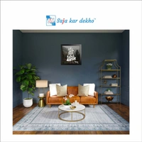SAJA KAR DEKHO Follow Your Soul It Knows The Way Motivation Quotes High Quality Weather Resistant HD Wall Frame | 12 x 12 inch | - 12 X 12 inch