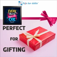 SAJA KAR DEKHO Every Thing Will Be OK Motivation Quotes High Quality Weather Resistant HD Wall Frame | 12 x 12 inch | - 12 x 12 inch