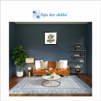 SAJA KAR DEKHO Don't Stop Until You're Proud Motivation Quotes High Quality Weather Resistant HD Wall Frame | 12 x 12 inch | - 12 X 12 inch