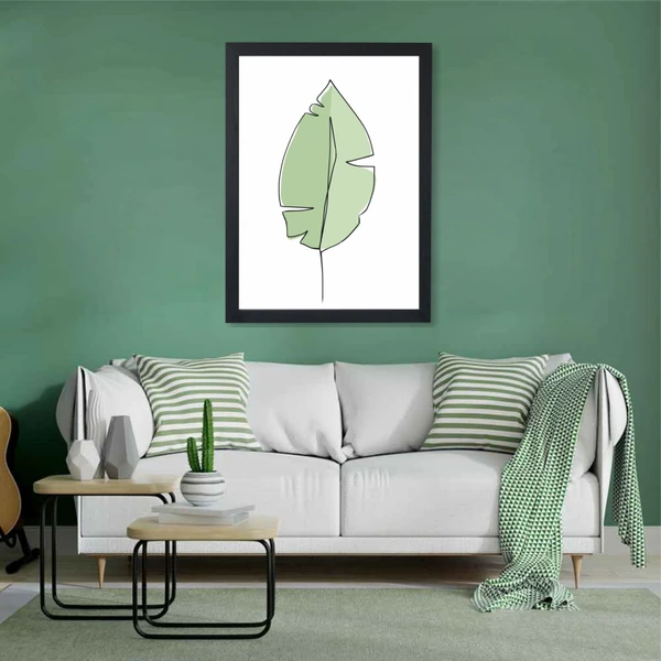 Green Leaf High Quality Weather Resistant HD Wall Frame | 18 x 12 inch |