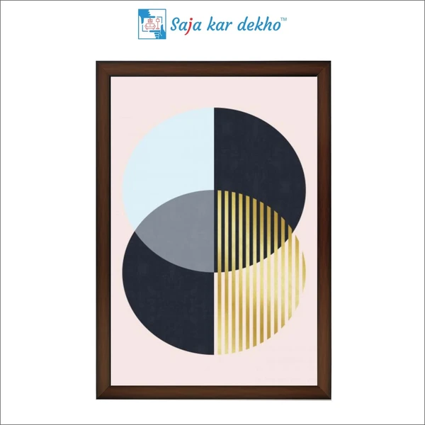 SAJA KAR DEKHO Metallic Paradigm High Quality Weather Resistant HD Wall Frame | 18 x 12 inch | - 18 X 12 inch