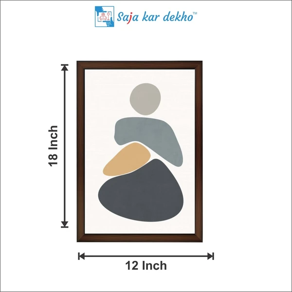 SAJA KAR DEKHO Stone Art High Quality Weather Resistant HD Wall Frame | 18 x 12 inch | - 18 X 12 inch