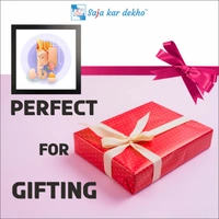 SAJA KAR DEKHO Ganesh JI 3D Art High Quality Weather Resistant HD Wall Frame | 20 x 20 inch | - 20 X 20 inch