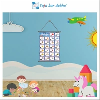 saja kar dekho ALPHABET A TO Z (મૂળાક્ષર) Wall Handing Poster For Kids | ALPHABET With Picture High Quality Weather Resistant HD Wall Poster | 30 x 48 inch | - 30 x 48 inch