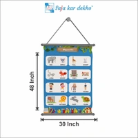 saja kar dekho OPPOSITE Wall Handing Poster For Kids | OPPOSITE With Picture High Quality Weather Resistant HD Wall Poster | 30 x 48 inch | - 30 x 48 inch