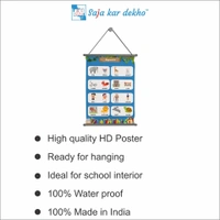 saja kar dekho OPPOSITE Wall Handing Poster For Kids | OPPOSITE With Picture High Quality Weather Resistant HD Wall Poster | 30 x 48 inch | - 30 x 48 inch