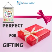 saja kar dekho TELLING TIME Wall Handing Poster For Kids | TELLING TIME With Picture High Quality Weather Resistant HD Wall Poster | 30 x 48 inch | - 30 x 48 inch