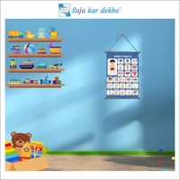saja kar dekho BODY PARTS Wall Handing Poster For Kids | BODY PARTS With Picture High Quality Weather Resistant HD Wall Poster | 30 x 48 inch | - 30 x 48 inch