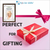 SAJA KAR DEKHO Gandhi Ji Motivational Thought High Quality Weather Resistant HD Wall Frame | 18 x 12 inch |  - 18 X 12 INCH