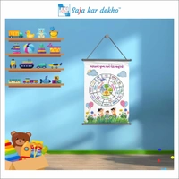 saja kar dekho SEASON (ઋતુ) Wall Handing Poster For Kids | SEASON (ઋતુ) With Picture High Quality Weather Resistant HD Wall Poster | 30 x 48 inch | - 30 x 48 inch