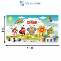 Saja kar dekho Wall Handing Wallpaper For Pre School | Picture High Quality Weather Resistant HD Wall Paper | 5 x 10 ft | - 5 x 10 ft