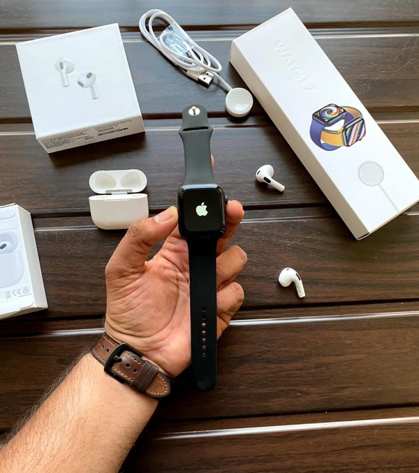 Apple  Smartwatch & Airpods Combo - Black