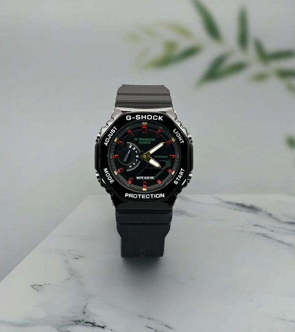 G- SHOCK Branded Analog Watch Collection - Black