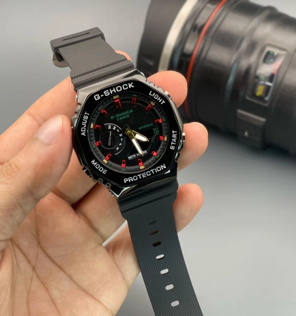G- SHOCK Branded Analog Watch Collection - Black
