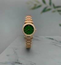 Versace Stylish Analog Watch Collection For Women - Gold