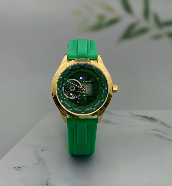 Tommy Hilfiger Branded Analog Men Watch - Green