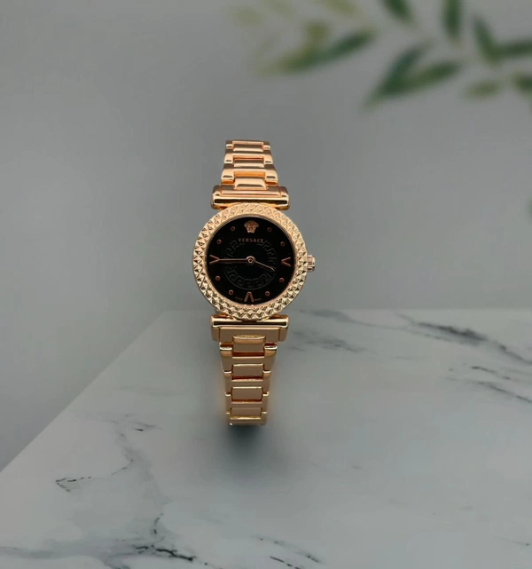 Versace Analog Watch For Women - Corn