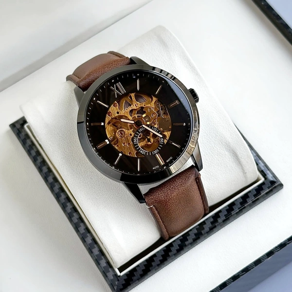 Fossil Stylish Analog Watch For Men - Bourbon