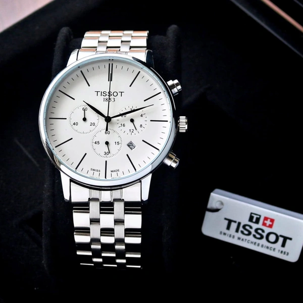 Tissot Formal Men Analog Watch - Silver